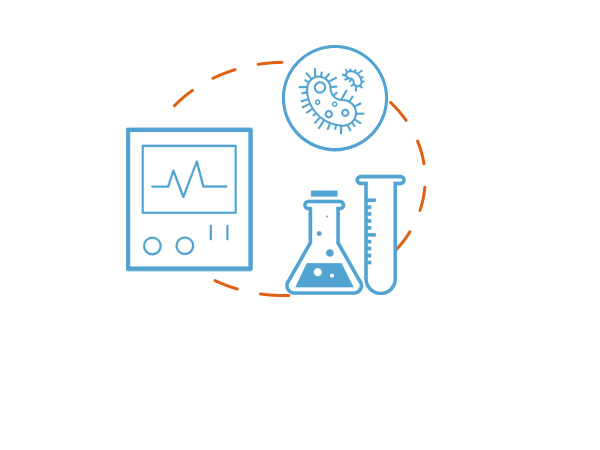 Physical and chemical laboratory testing instruments